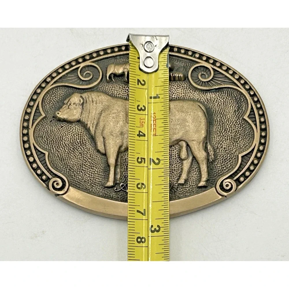 TONY LAMA Angus Bull Cow Sire Belt Buckle Cattle Breed Series FIRST Edition